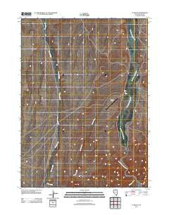 I L Ranch Nevada Historical topographic map, 1:24000 scale, 7.5 X 7.5 Minute, Year 2012