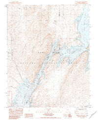Iceberg Canyon Nevada Historical topographic map, 1:24000 scale, 7.5 X 7.5 Minute, Year 1983