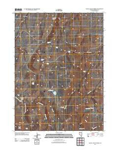 Idaho Canyon Spring Nevada Historical topographic map, 1:24000 scale, 7.5 X 7.5 Minute, Year 2011