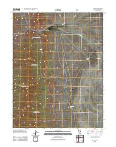 Illipah Nevada Historical topographic map, 1:24000 scale, 7.5 X 7.5 Minute, Year 2012