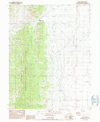 Illipah Nevada Historical topographic map, 1:24000 scale, 7.5 X 7.5 Minute, Year 1990