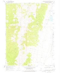 Independence Valley NE Nevada Historical topographic map, 1:24000 scale, 7.5 X 7.5 Minute, Year 1968