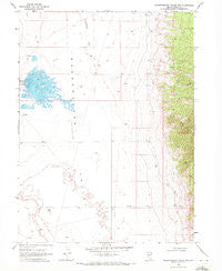Independence Valley NW Nevada Historical topographic map, 1:24000 scale, 7.5 X 7.5 Minute, Year 1968