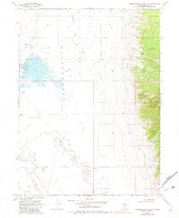 Independence Valley NW Nevada Historical topographic map, 1:24000 scale, 7.5 X 7.5 Minute, Year 1968