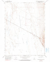 Independence Valley SW Nevada Historical topographic map, 1:24000 scale, 7.5 X 7.5 Minute, Year 1968