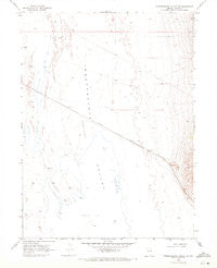 Independence Valley SW Nevada Historical topographic map, 1:24000 scale, 7.5 X 7.5 Minute, Year 1968