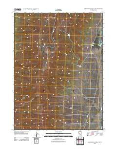 Independence Valley NE Nevada Historical topographic map, 1:24000 scale, 7.5 X 7.5 Minute, Year 2012