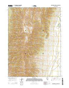 Independence Valley NE Nevada Current topographic map, 1:24000 scale, 7.5 X 7.5 Minute, Year 2014