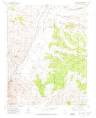 Indian Cove Nevada Historical topographic map, 1:24000 scale, 7.5 X 7.5 Minute, Year 1972