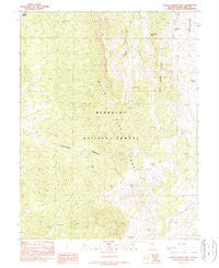Indian Garden Mtn Nevada Historical topographic map, 1:24000 scale, 7.5 X 7.5 Minute, Year 1990