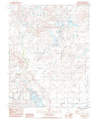 Indian Lakes Nevada Historical topographic map, 1:24000 scale, 7.5 X 7.5 Minute, Year 1985