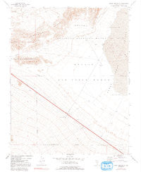 Indian Springs SE Nevada Historical topographic map, 1:24000 scale, 7.5 X 7.5 Minute, Year 1973