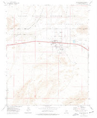Indian Springs Nevada Historical topographic map, 1:24000 scale, 7.5 X 7.5 Minute, Year 1973