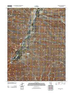 Indian Cove Nevada Historical topographic map, 1:24000 scale, 7.5 X 7.5 Minute, Year 2012