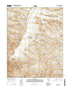 Indian Cove Nevada Current topographic map, 1:24000 scale, 7.5 X 7.5 Minute, Year 2014