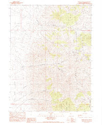 Inskip Canyon Nevada Historical topographic map, 1:24000 scale, 7.5 X 7.5 Minute, Year 1990