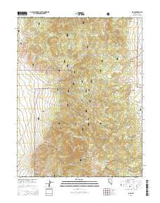 Ione Nevada Current topographic map, 1:24000 scale, 7.5 X 7.5 Minute, Year 2014
