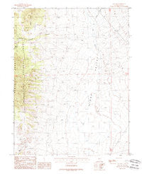 Ione NW Nevada Historical topographic map, 1:24000 scale, 7.5 X 7.5 Minute, Year 1988