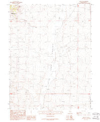 Ione SW Nevada Historical topographic map, 1:24000 scale, 7.5 X 7.5 Minute, Year 1988