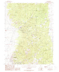 Ione Nevada Historical topographic map, 1:24000 scale, 7.5 X 7.5 Minute, Year 1988