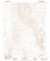 Ireteba Peaks Nevada Historical topographic map, 1:24000 scale, 7.5 X 7.5 Minute, Year 1984