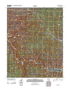 Islen Nevada Historical topographic map, 1:24000 scale, 7.5 X 7.5 Minute, Year 2012