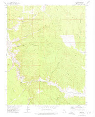 Islen Nevada Historical topographic map, 1:24000 scale, 7.5 X 7.5 Minute, Year 1972
