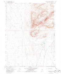 Izzenhood Ranch Nevada Historical topographic map, 1:24000 scale, 7.5 X 7.5 Minute, Year 1965