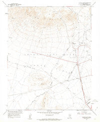 Jackass Flats Nevada Historical topographic map, 1:24000 scale, 7.5 X 7.5 Minute, Year 1961