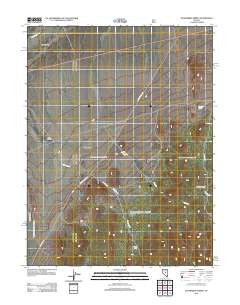 Jackrabbit Spring Nevada Historical topographic map, 1:24000 scale, 7.5 X 7.5 Minute, Year 2012