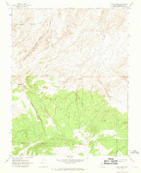 Jacks Spring Nevada Historical topographic map, 1:24000 scale, 7.5 X 7.5 Minute, Year 1967