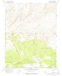Jacks Spring Nevada Historical topographic map, 1:24000 scale, 7.5 X 7.5 Minute, Year 1967