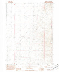 Jackson Well Nevada Historical topographic map, 1:24000 scale, 7.5 X 7.5 Minute, Year 1982