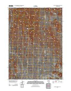 Jackson Spring Nevada Historical topographic map, 1:24000 scale, 7.5 X 7.5 Minute, Year 2012