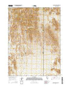 Jackson Spring Nevada Current topographic map, 1:24000 scale, 7.5 X 7.5 Minute, Year 2014