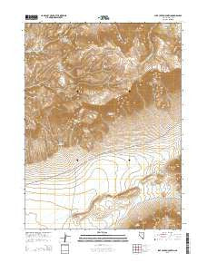 Jake Creek Mountain Nevada Current topographic map, 1:24000 scale, 7.5 X 7.5 Minute, Year 2015