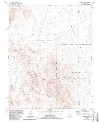 Jangle Ridge Nevada Historical topographic map, 1:24000 scale, 7.5 X 7.5 Minute, Year 1986