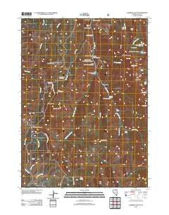 Jarbidge South Nevada Historical topographic map, 1:24000 scale, 7.5 X 7.5 Minute, Year 2012