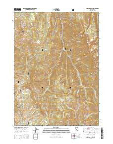 Jarbidge South Nevada Current topographic map, 1:24000 scale, 7.5 X 7.5 Minute, Year 2015