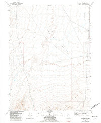 Jayhawk Well Nevada Historical topographic map, 1:24000 scale, 7.5 X 7.5 Minute, Year 1981