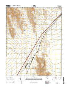 Jean Nevada Current topographic map, 1:24000 scale, 7.5 X 7.5 Minute, Year 2015