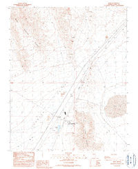 Jean Nevada Historical topographic map, 1:24000 scale, 7.5 X 7.5 Minute, Year 1989