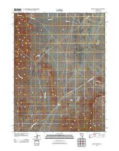 Jersey Summit Nevada Historical topographic map, 1:24000 scale, 7.5 X 7.5 Minute, Year 2011