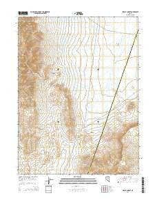 Jersey Summit Nevada Current topographic map, 1:24000 scale, 7.5 X 7.5 Minute, Year 2014
