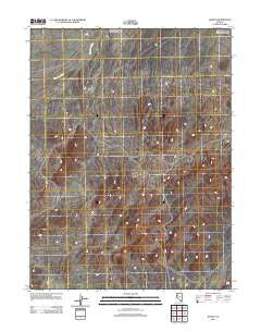 Jessup Nevada Historical topographic map, 1:24000 scale, 7.5 X 7.5 Minute, Year 2011