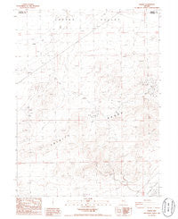 Jessup Nevada Historical topographic map, 1:24000 scale, 7.5 X 7.5 Minute, Year 1986