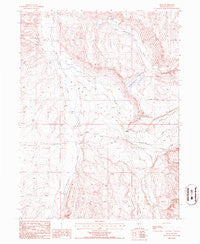 Jiggs Nevada Historical topographic map, 1:24000 scale, 7.5 X 7.5 Minute, Year 1985