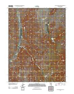 Joe Eason Mountain Nevada Historical topographic map, 1:24000 scale, 7.5 X 7.5 Minute, Year 2011