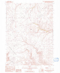 Jordan Meadow Mountain Nevada Historical topographic map, 1:24000 scale, 7.5 X 7.5 Minute, Year 1991