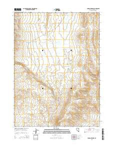 Jordan Meadow Nevada Current topographic map, 1:24000 scale, 7.5 X 7.5 Minute, Year 2015